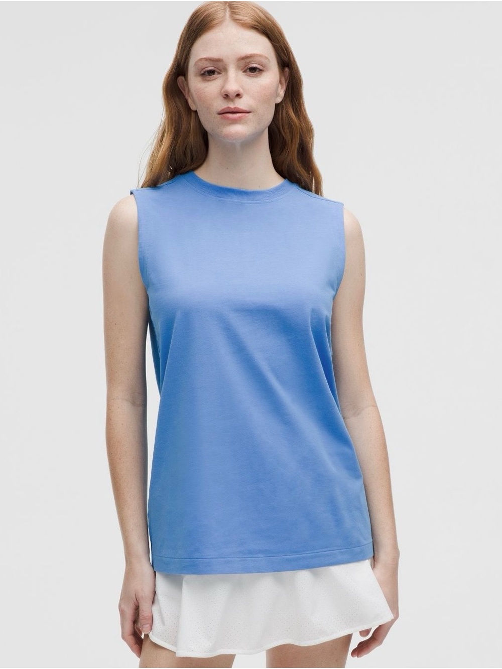 Lululemon All Yours muscle tee in Pool Party